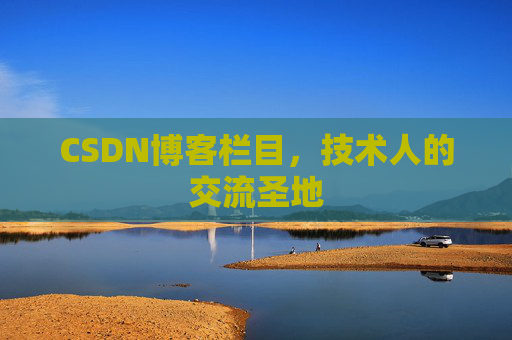 CSDN博客栏目，技术人的交流圣地